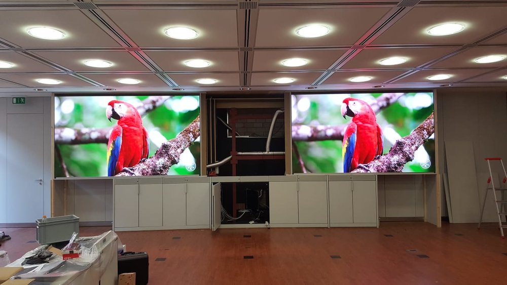 Videowalls from Delta ensure the future is always present at Hannover Rück